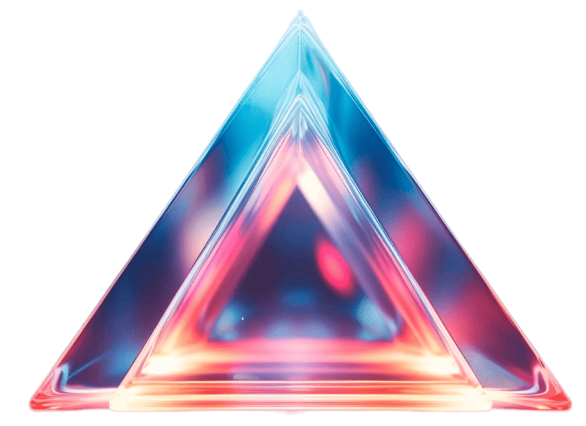 neon triangle
